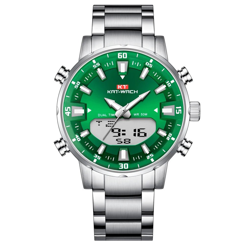 SaneShoppe - KAT - WACH Men Quartz Wrist Watch 2024 High Quality Luxury Original Waterproof Digital Watches