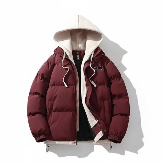 SaneShoppe-Y2K Harajuku Vintage Patch Fake Two-Piece Jacket Korean Style