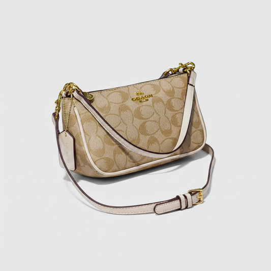 SaneShoppe - Ladies Classic Geometry Pattern Multifunctional Crossbody Bag 2025 Women's Handbag Fashionable Printed Shoulder Bag PU Leather