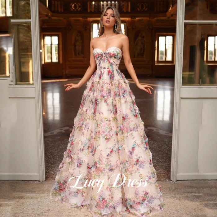 SaneShoppe - Lucy Customized Prom Dress 15 Quinceanera Dress Evening Dresses for Formal Occasions Ball Gowns Bespoke Occasion Dresses Special