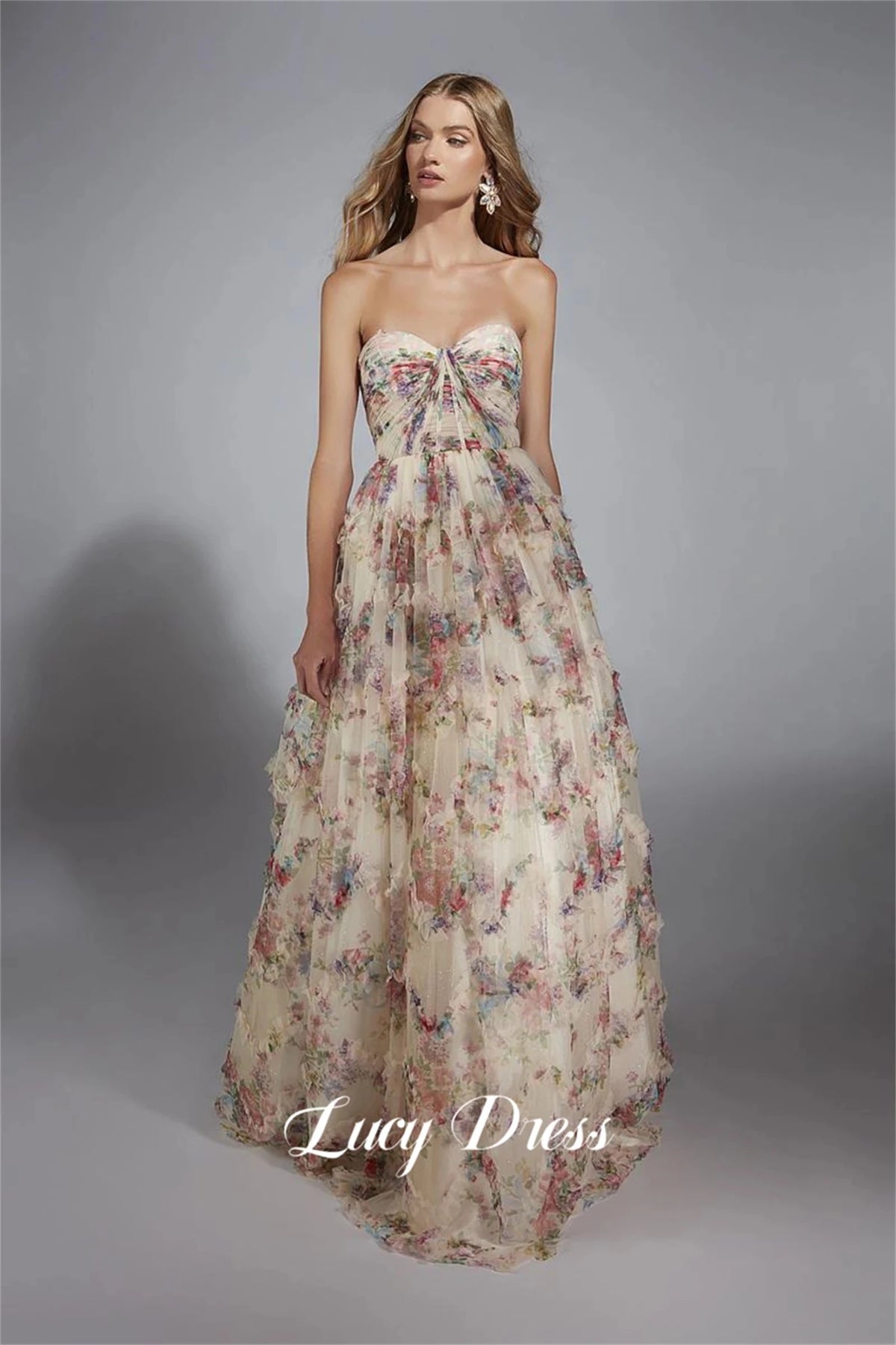 SaneShoppe - Lucy Customized Prom Dress 15 Quinceanera Dress Evening Dresses for Formal Occasions Ball Gowns Bespoke Occasion Dresses Special