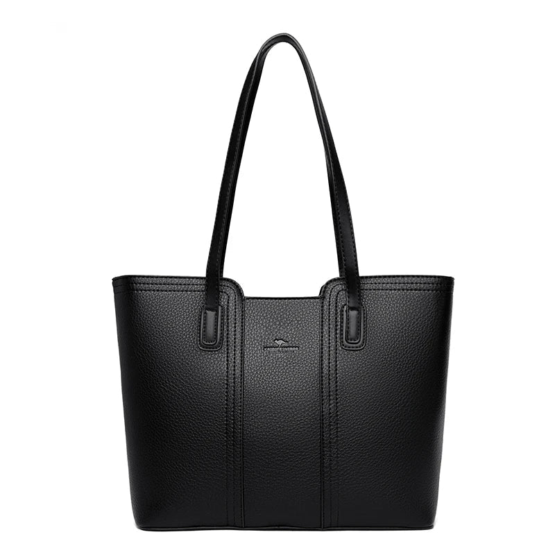 SaneShoppe - Luxury Handbags Woman Bags Designer Big Shoulder Bags for Women's Trendy Large Capacity Ladies Leather Hand Casual Tote Bag
