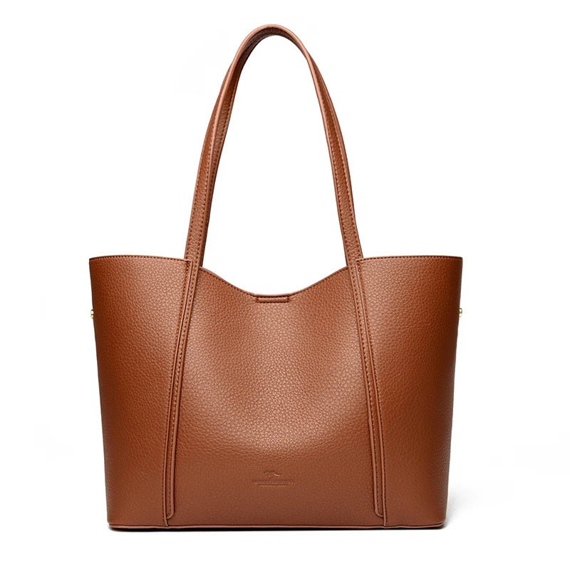 SaneShoppe - Luxury Handbags Woman Bags Designer Big Shoulder Bags for Women's Trendy Large Capacity Ladies Leather Hand Casual Tote Bag