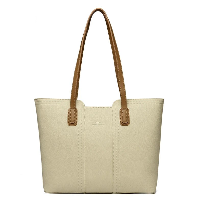 SaneShoppe - Luxury Handbags Woman Bags Designer Big Shoulder Bags for Women's Trendy Large Capacity Ladies Leather Hand Casual Tote Bag
