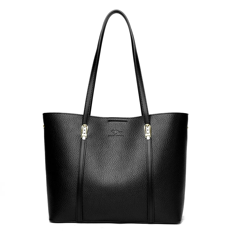 SaneShoppe - Luxury Handbags Woman Bags Designer Big Shoulder Bags for Women's Trendy Large Capacity Ladies Leather Hand Casual Tote Bag