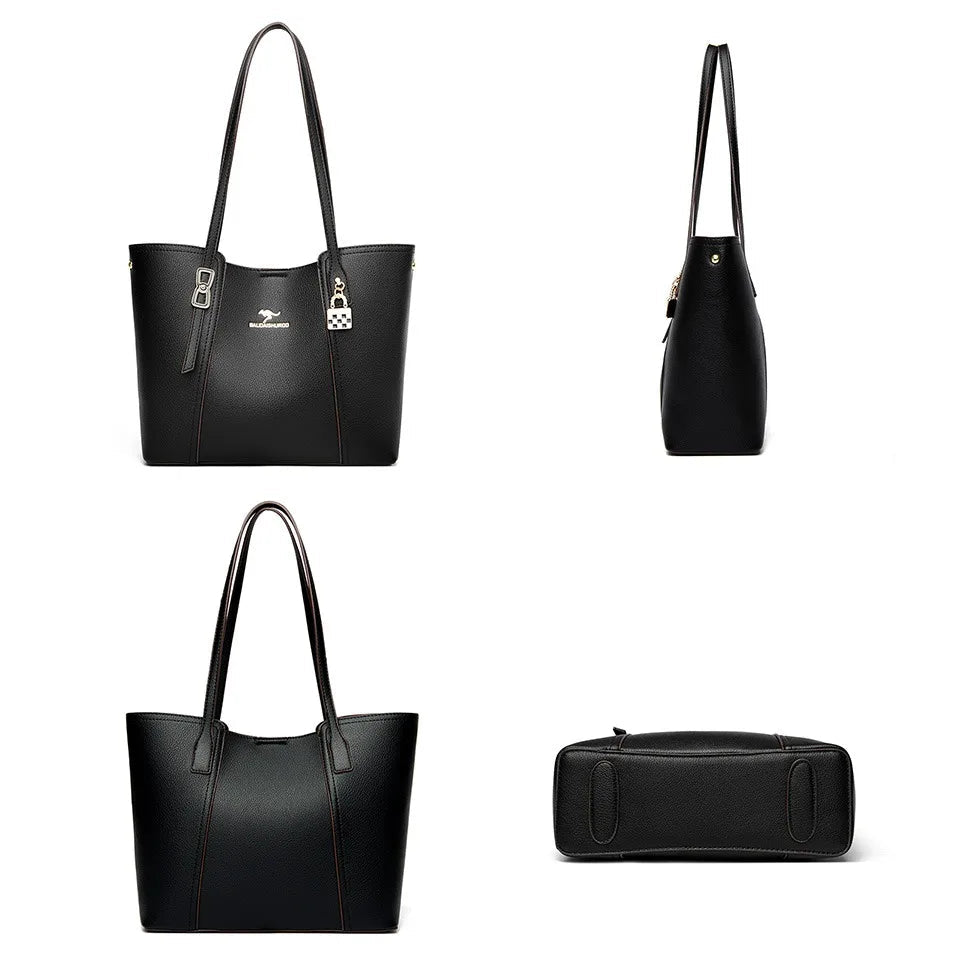 SaneShoppe - Luxury Handbags Woman Bags Designer Big Shoulder Bags for Women's Trendy Large Capacity Ladies Leather Hand Casual Tote Bag