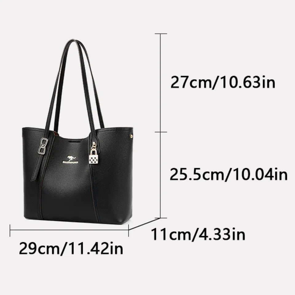 SaneShoppe - Luxury Handbags Woman Bags Designer Big Shoulder Bags for Women's Trendy Large Capacity Ladies Leather Hand Casual Tote Bag