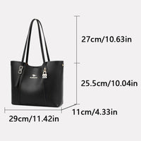 SaneShoppe - Luxury Handbags Woman Bags Designer Big Shoulder Bags for Women's Trendy Large Capacity Ladies Leather Hand Casual Tote Bag