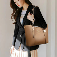 SaneShoppe - Luxury Handbags Woman Bags Designer Big Shoulder Bags for Women's Trendy Large Capacity Ladies Leather Hand Casual Tote Bag
