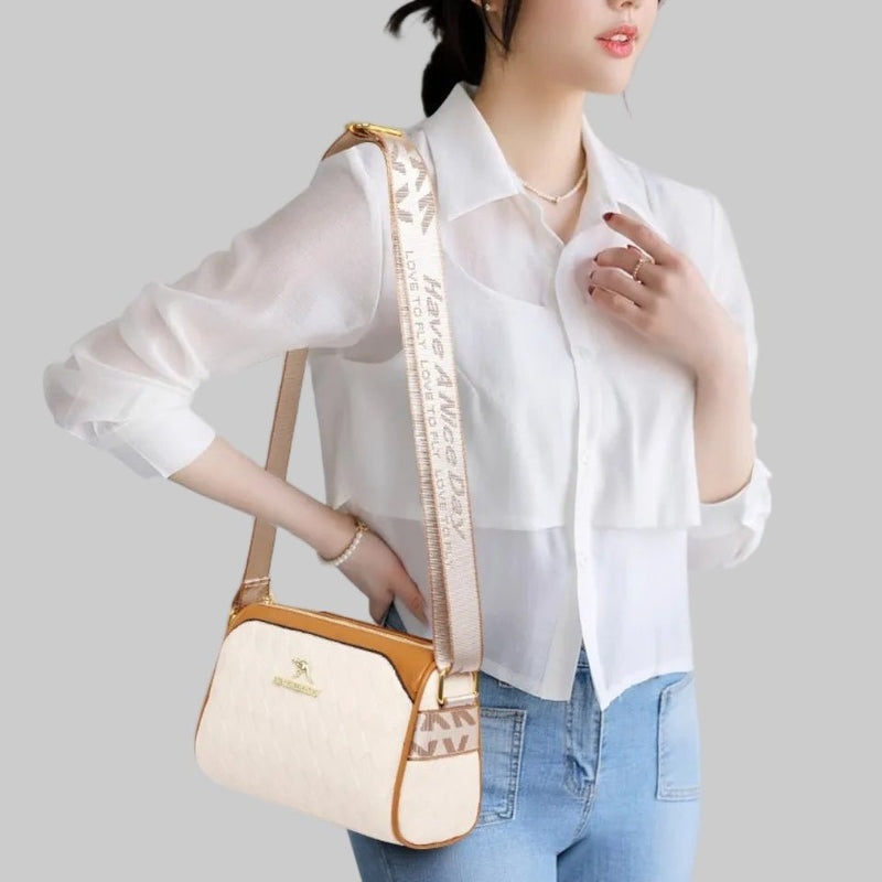 SaneShoppe - Luxury Handbags Women Bags Designer Crossbody Bags for Women Mother Soft Pu Leather Shoulder Purses Handbag Clutch 3 Layers Sac