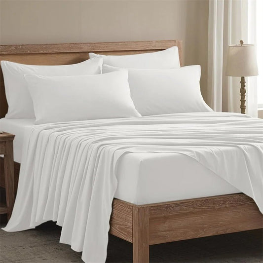 SaneShoppe-Luxury Soft Egyptian Cotton Bedding Set 1000 TC 4/6 Pieces