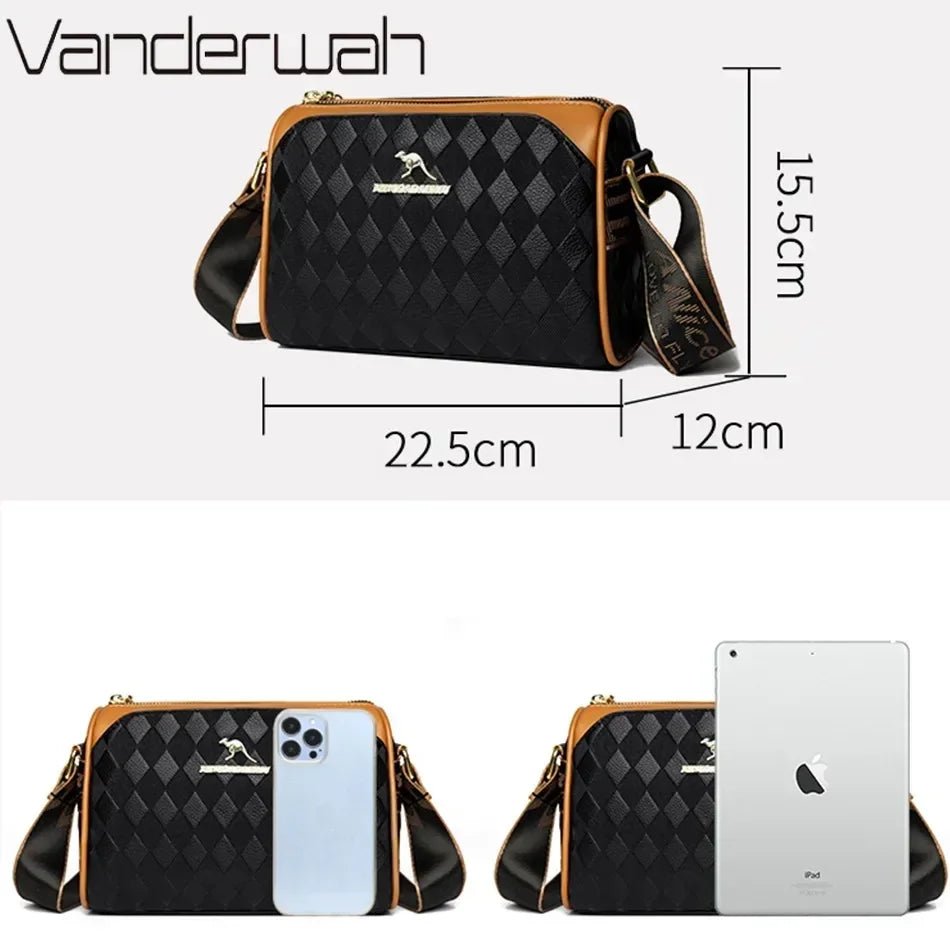 SaneShoppe - Luxury Women's Handbag Designer Women's High Quality Soft Square Bag Fashion Trend Crossbody Bags for Women 2024 Shoulder Bag