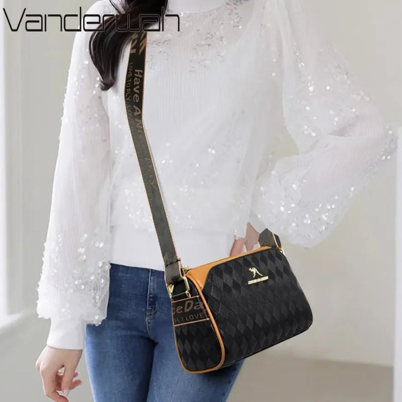 SaneShoppe - Luxury Women's Handbag Designer Women's High Quality Soft Square Bag Fashion Trend Crossbody Bags for Women 2024 Shoulder Bag