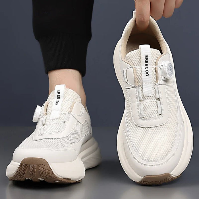 SaneShoppe - Male Walking Shoes Men's Casual Sports Shoes Summer Light Soft Sole Comfort Outdoor Running Shoes Fashion Student Mesh Sneaker