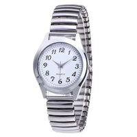 SaneShoppe-Elegant Stainless Steel Wristwatch Set for Men and Women