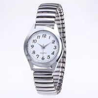 SaneShoppe-Elegant Stainless Steel Wristwatch Set for Men and Women