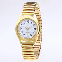 SaneShoppe-Elegant Stainless Steel Wristwatch Set for Men and Women