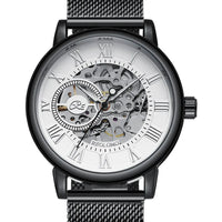 SaneShoppe-Luxury Skeleton Mesh Strap Mechanical Watch for Men