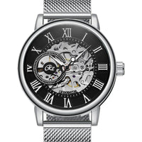 SaneShoppe-Luxury Skeleton Mesh Strap Mechanical Watch for Men