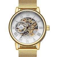 SaneShoppe-Luxury Skeleton Mesh Strap Mechanical Watch for Men