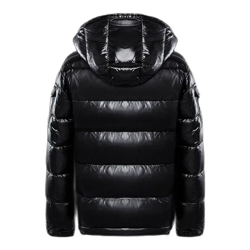 SaneShoppe - Men Detachable Hat Casual Parka Hooded Coat Winter New Men Solid Parkas White Duck Down Jacket Male Stand Collar Warm Thick Coat