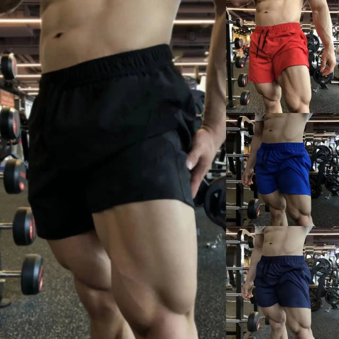SaneShoppe - Men Sport Shorts Summer Sportswear Beach Jogging Short Pants Training Shorts Men Basketball Clothing Gym Fitness Running Bottoms