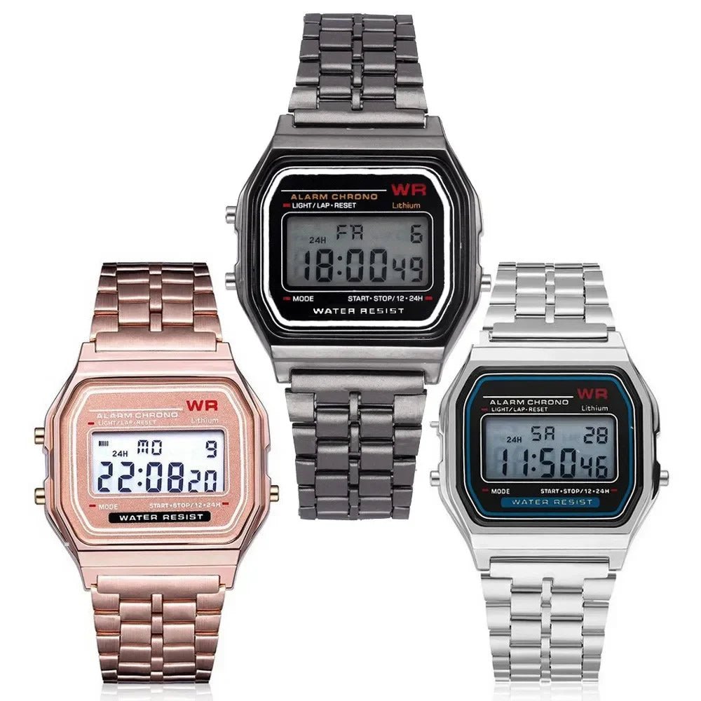 SaneShoppe-2023 Led Digital Waterproof Men's Watch, Dress Wristwatch for Men & Women