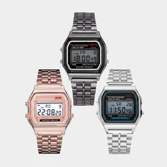 SaneShoppe-2023 Led Digital Waterproof Men's Watch, Dress Wristwatch for Men & Women