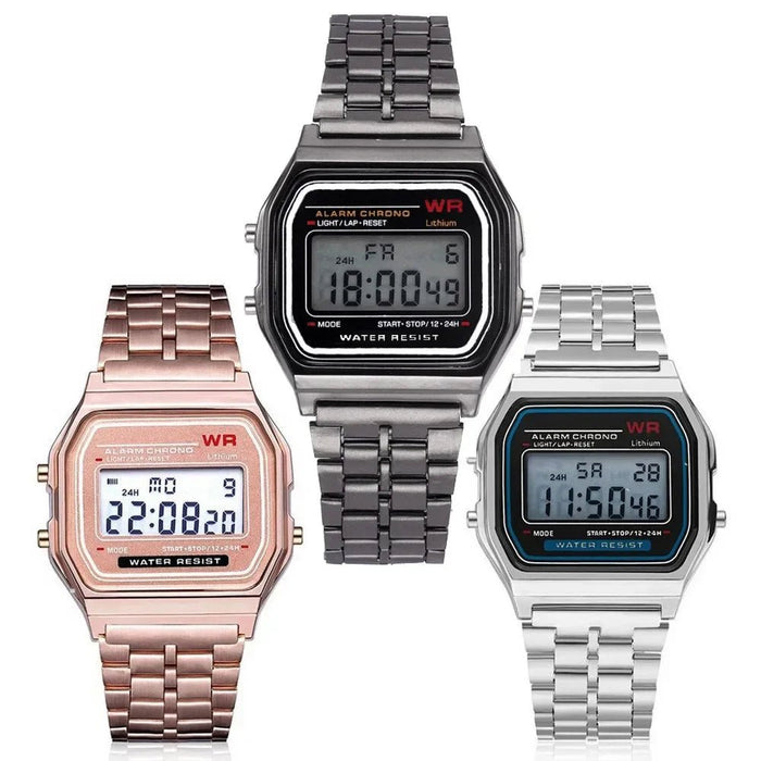 SaneShoppe-2023 Led Digital Waterproof Men's Watch, Dress Wristwatch for Men & Women