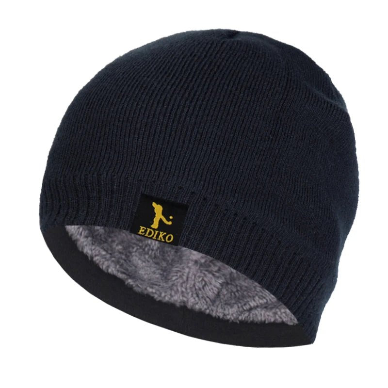 SaneShoppe - Men Winter Hats For Men Women Knitted Hat Beanie Hat Cap Fur Skullies Beanies шапка мужская Homme Skull Gorro шапка Bonnet Caps