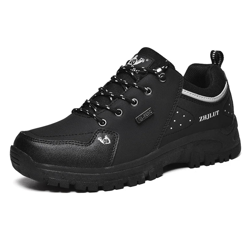 SaneShoppe - Men Women Black Color Outdoor Sports Casual Shoes Winter Warm Fur Footwear Comfortable Walking Shoe Man Classic Sneaker Big Size