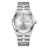 SaneShoppe-Men's Stainless Steel Automatic Mechanical Wristwatch with Luminous, Waterproof Design