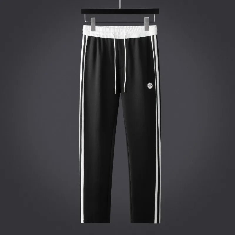 SaneShoppe - Men's Clothing Autumn and Winter high quality Fashion Brand Personalized Printing Casual Handsome Light Luxury Men's suit