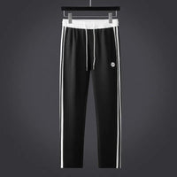 SaneShoppe - Men's Clothing Autumn and Winter high quality Fashion Brand Personalized Printing Casual Handsome Light Luxury Men's suit