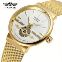SaneShoppe-Men's Automatic Mechanical Waterproof Watch, High-End Business Gift