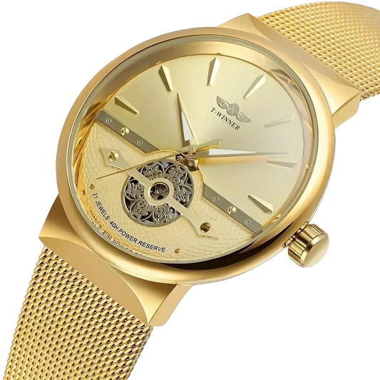 SaneShoppe-Men's Automatic Mechanical Waterproof Watch, High-End Business Gift