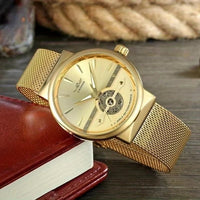 SaneShoppe-Men's Automatic Mechanical Waterproof Watch, High-End Business Gift