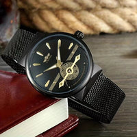SaneShoppe-Men's Automatic Mechanical Waterproof Watch, High-End Business Gift