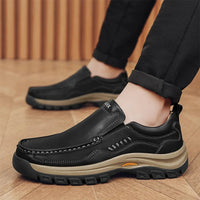 SaneShoppe-Handmade Men's Fashion Loafers: Stylish Low-Top Shoes for Office & Casual Wear