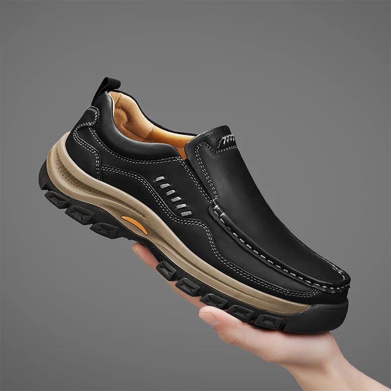 SaneShoppe-Handmade Men's Fashion Loafers: Stylish Low-Top Shoes for Office & Casual Wear