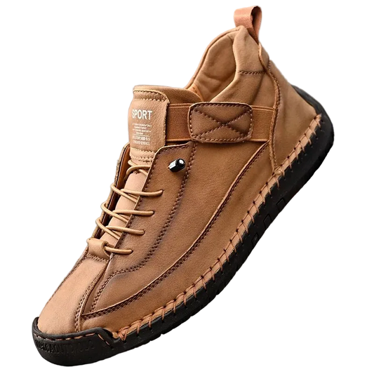 SaneShoppe - Men's Handmade Casual Shoes Low - Top Fashionable Comfortable All - Season Large Size Men's Footwear
