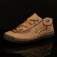 SaneShoppe - Men's Handmade Stitching Casual Shoes Flats Outdoor Walking Sneakers