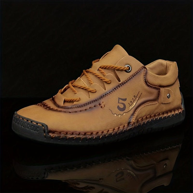 SaneShoppe - Men's Handmade Stitching Casual Shoes Flats Outdoor Walking Sneakers