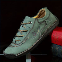 SaneShoppe - Men's Handmade Stitching Casual Shoes Flats Outdoor Walking Sneakers