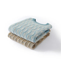 SaneShoppe - Men's New Pullover O - neck Sweater Casual Knitted Long sleeved 100% Pure Wool Men's Sweater Comfortable and Warm WOTEEWS brand