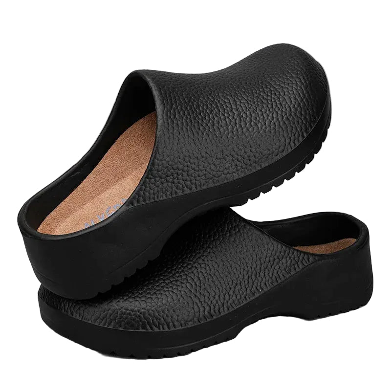 SaneShoppe-2025 Unisex Large Size Chef Loafers, Anti-Slip Outdoor Slippers for Men & Women