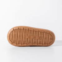 SaneShoppe - Men's Plush Slippers for Winter Thick Fuzzy Indoor House Shoes with Lightweight EVA Sole, Cozy Warm Slippers for Fall and Winter