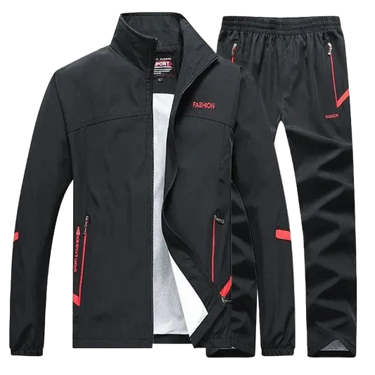 SaneShoppe - Men's Sportswear Autumn 2 Piece Sets Sports Suit men Jacket+Pant Sweatsuit Male Jogging basketball TrainingTracksuit clothing