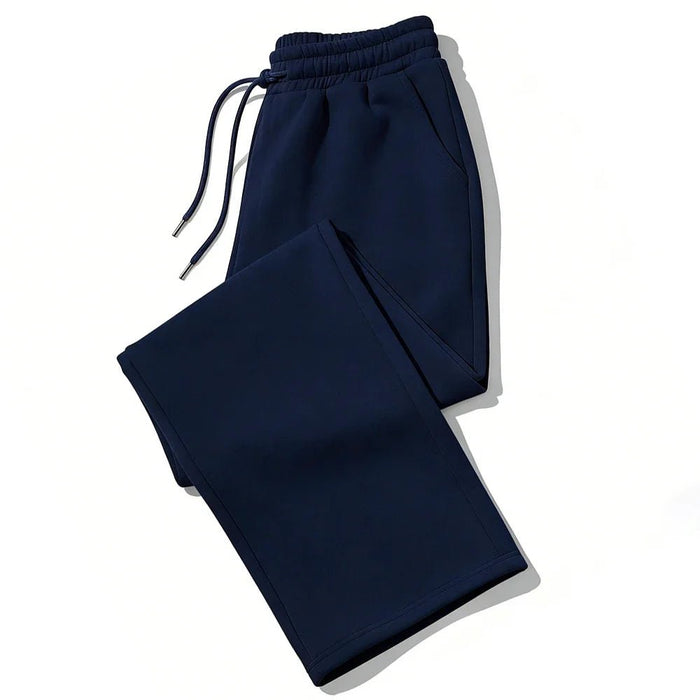SaneShoppe-Men's Streetwear Joggers: Straight Fit Casual Pants with Drawstring and Multi-Pockets