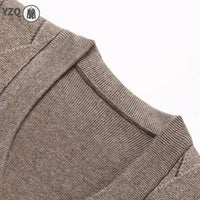 SaneShoppe - Men's Thickened Casual Sweater Tank Top Autumn and Winter Warm Men's V - neck Tank Top